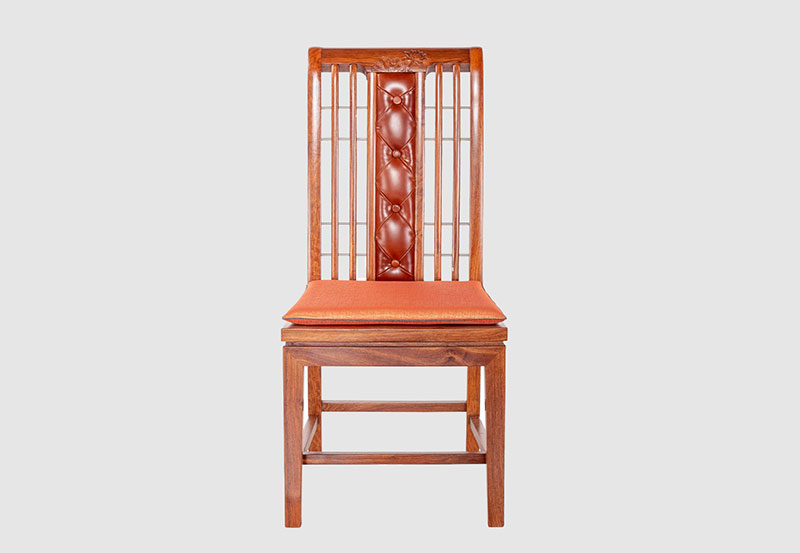 武强芙蓉榭中式实木餐椅效果图